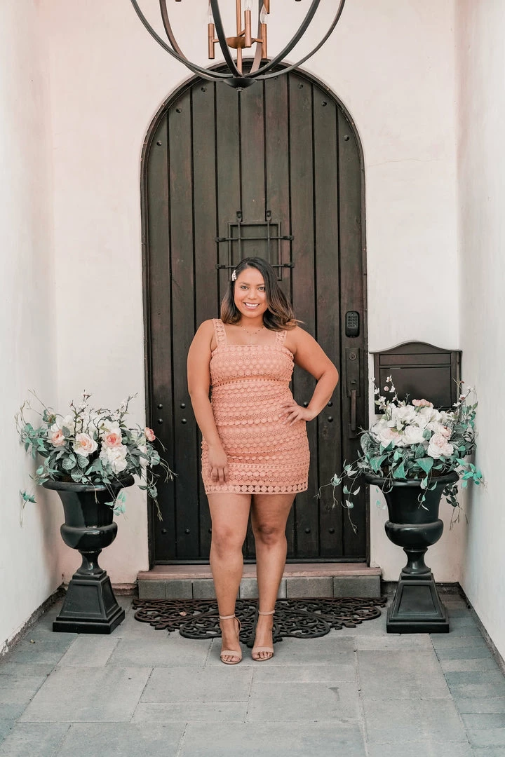 Saylor Floral Lace Bodycon Dress 3 Saylor Floral Lace Bodycon Dress