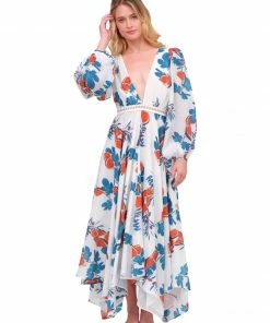 Azulu Fig Pattern Midi Dress Dresses 22 Azulu Fig Pattern Midi Dress Dresses