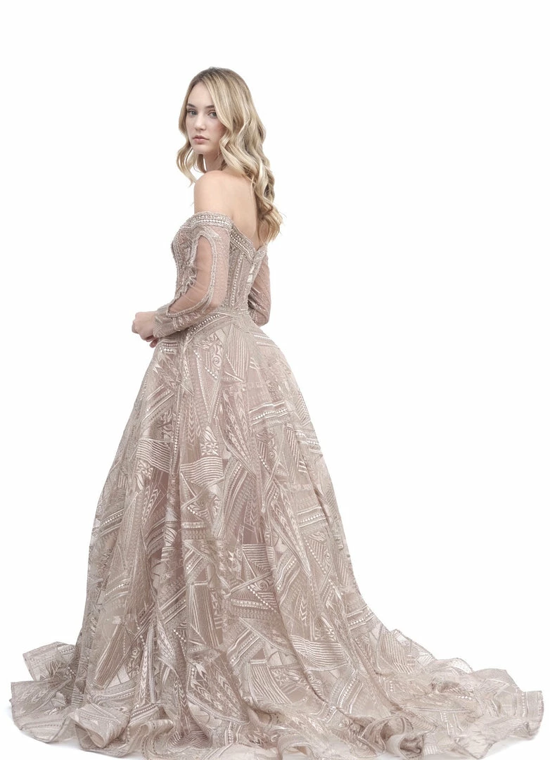 Hermz Dresses Off The Shoulder Long Sleeve Gown 7 Hermz Dresses Off The Shoulder Long Sleeve Gown