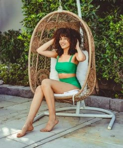 MOS Emerald Bikini Top With Removable Straps Swim