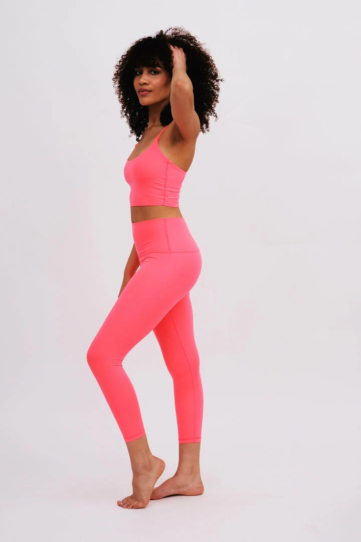 Glyder Hot Coral Sports Bra Activewear 7 Glyder Hot Coral Sports Bra Activewear