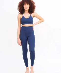 Glyder Blue Strappy Sports Bra Activewear 13 Glyder Blue Strappy Sports Bra Activewear