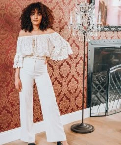 Pho Off The Shoulder Lace Top Tops