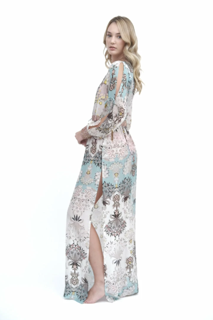 Dresses Taj Floral Maxi Dress Cover Up 9 Dresses Taj Floral Maxi Dress Cover Up