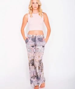 Bottoms Taj Lilac Floral Pants 16 Bottoms Taj Lilac Floral Pants