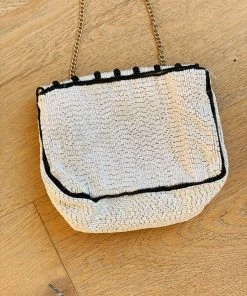 Guadalupe LLC Accessories Beaded Piano Purse