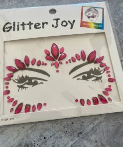 Western Fashion Inc Fuchsia Face Jewels Accessories