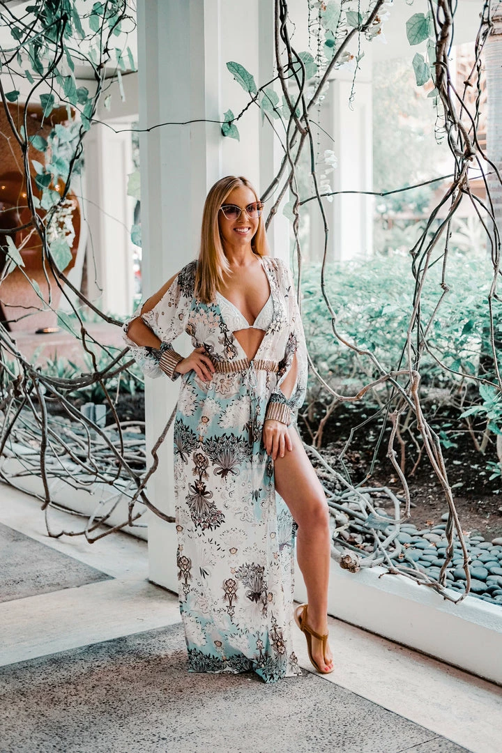 Dresses Taj Floral Maxi Dress Cover Up 5 Dresses Taj Floral Maxi Dress Cover Up