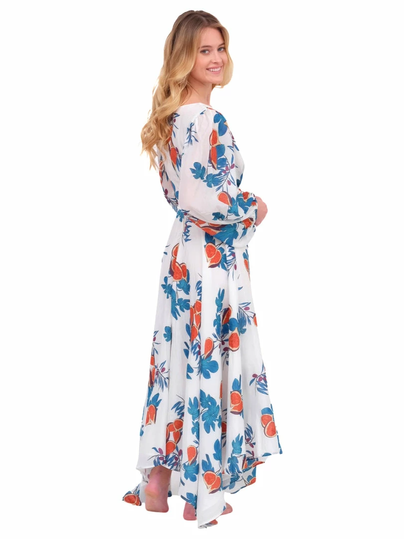 Azulu Fig Pattern Midi Dress Dresses 12 Azulu Fig Pattern Midi Dress Dresses