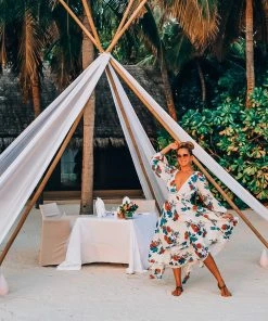 Azulu Fig Pattern Midi Dress Dresses