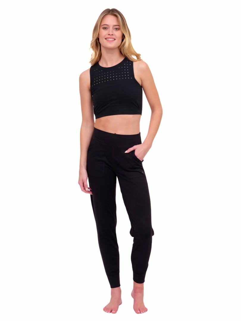 Glyder Activewear Pure Black Joggers With Pockets 7 Glyder Activewear Pure Black Joggers With Pockets