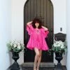 Pho Pink Lace Coverup Dress Dresses 2 Pho Pink Lace Coverup Dress Dresses