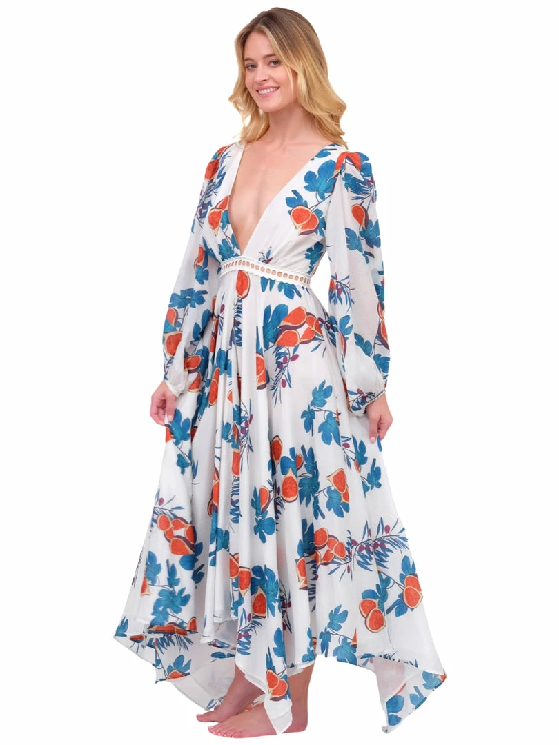 Azulu Fig Pattern Midi Dress Dresses 11 Azulu Fig Pattern Midi Dress Dresses