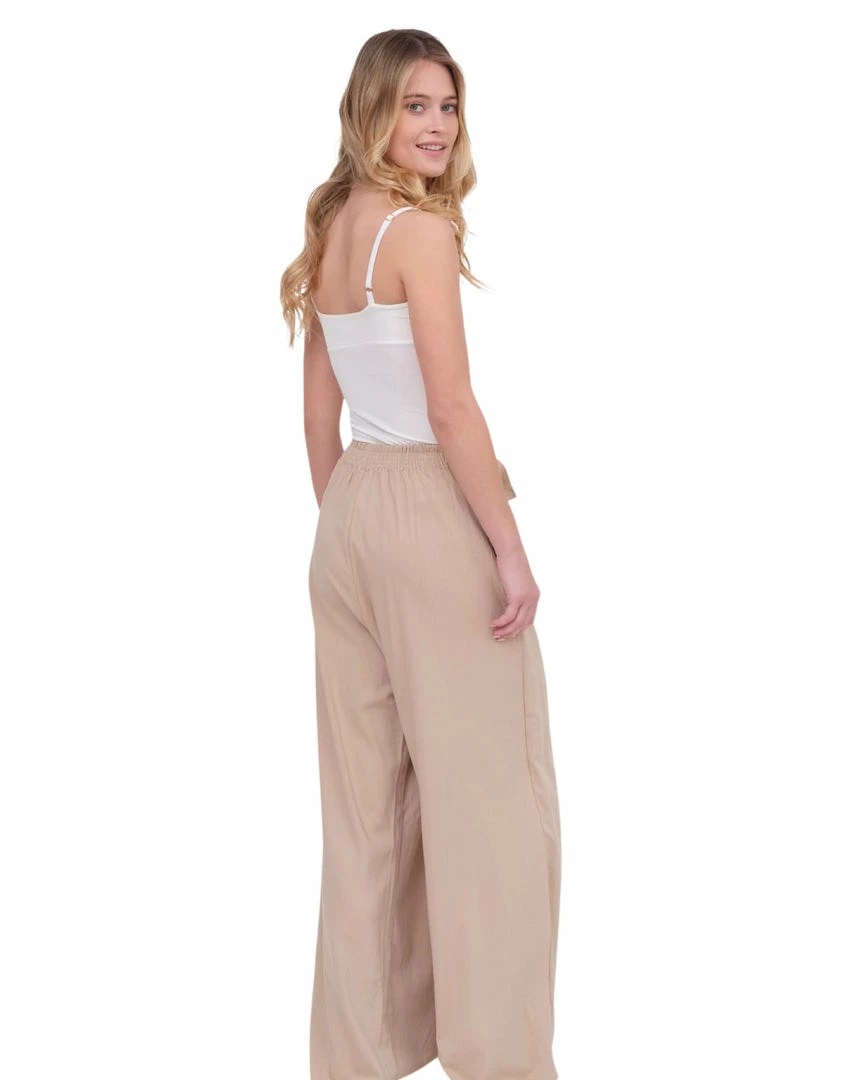 Capittana Beige Elka Wide Leg Pant Bottoms 7 Capittana Beige Elka Wide Leg Pant Bottoms