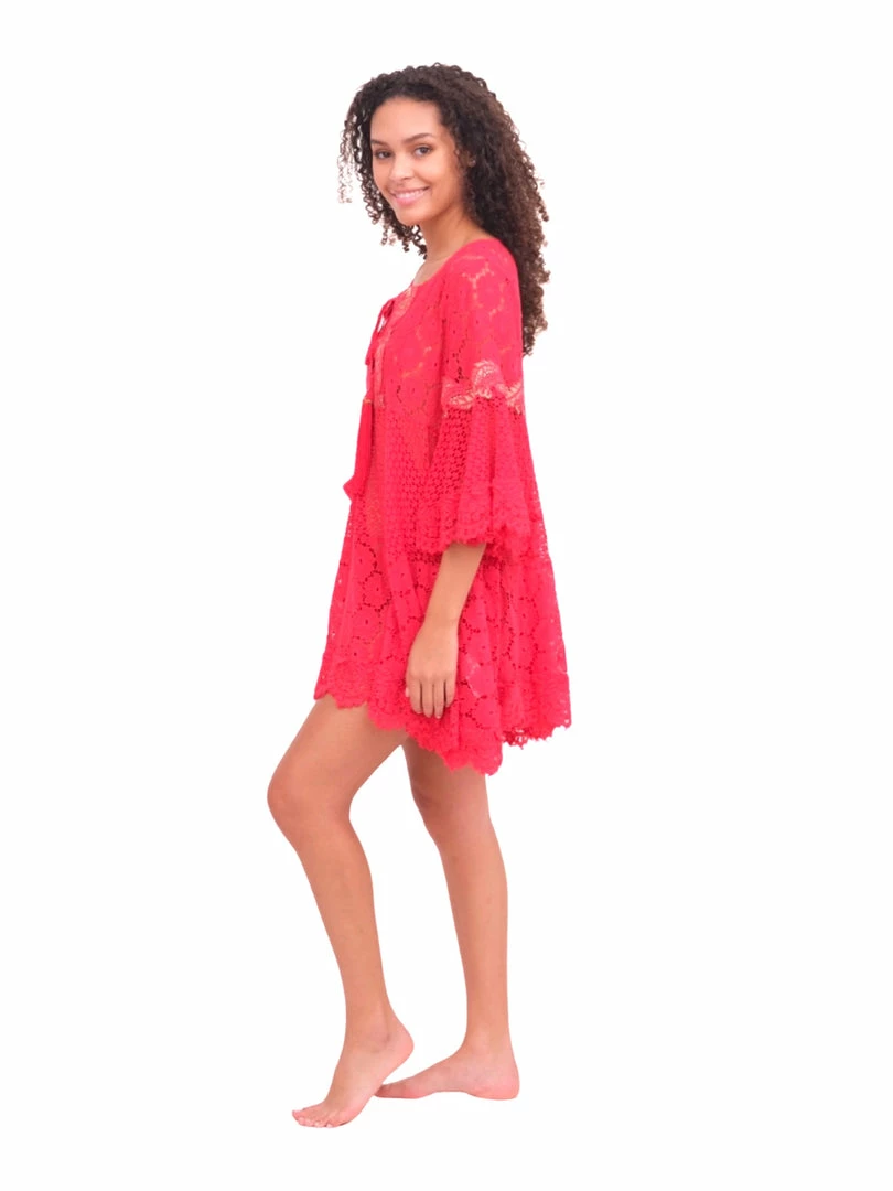 Pho Dresses Red Lace Coverup Dress 8 Pho Dresses Red Lace Coverup Dress