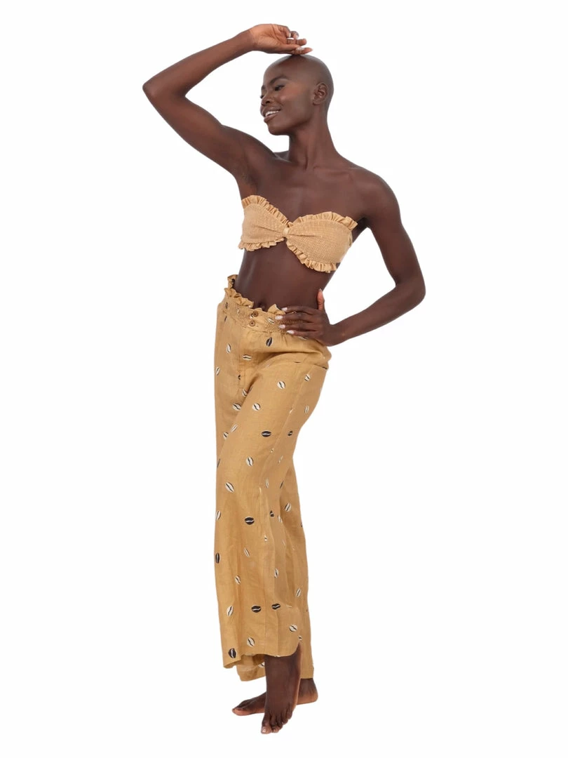 Azulu High Waist Coffee Bean Pants 6 Azulu High Waist Coffee Bean Pants