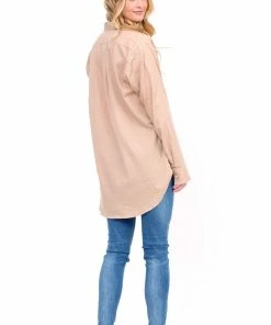 Stillwater Taupe Long Sleeve Button Up Tops 25 Stillwater Taupe Long Sleeve Button Up Tops