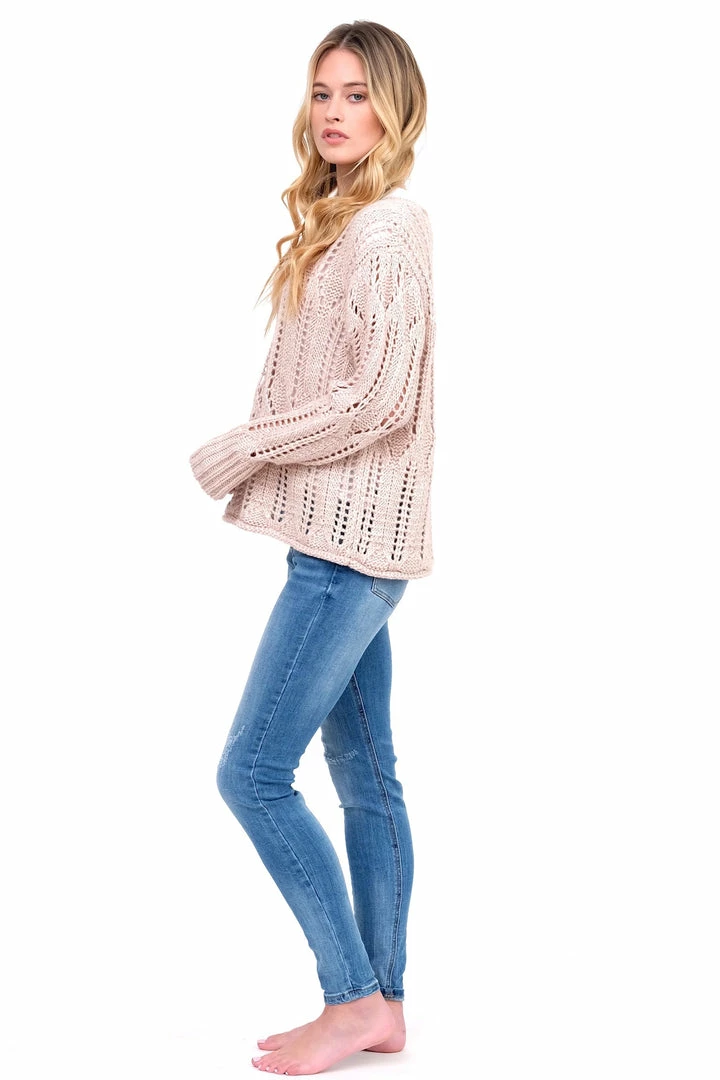 Dress Forum Cream Open Knit Sweater Tops 8 Dress Forum Cream Open Knit Sweater Tops