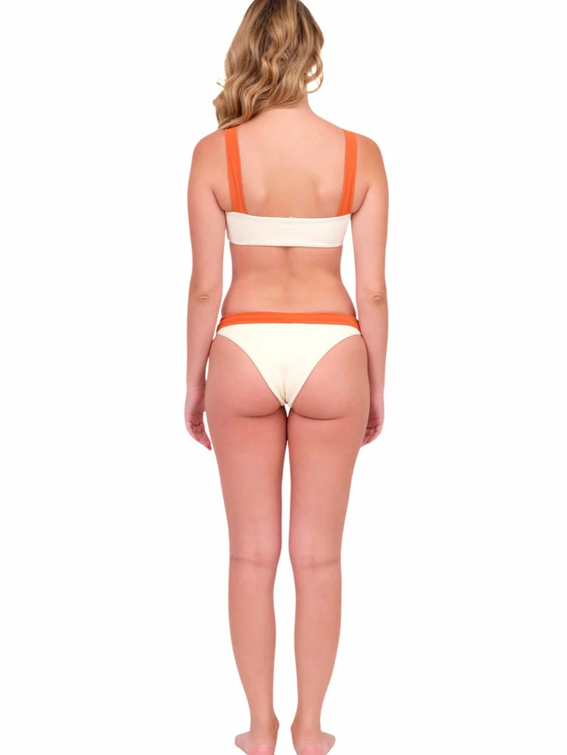 Same Cream Bandeau With Rust Straps Tops 9 Same Cream Bandeau With Rust Straps Tops