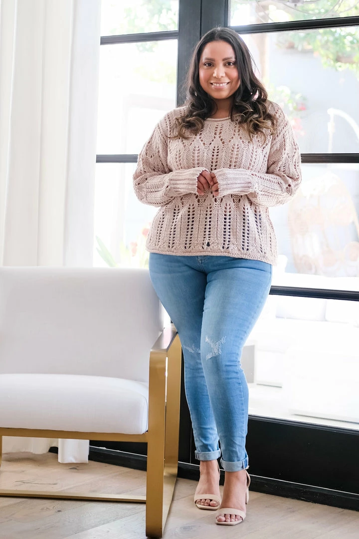 Dress Forum Cream Open Knit Sweater Tops 4 Dress Forum Cream Open Knit Sweater Tops