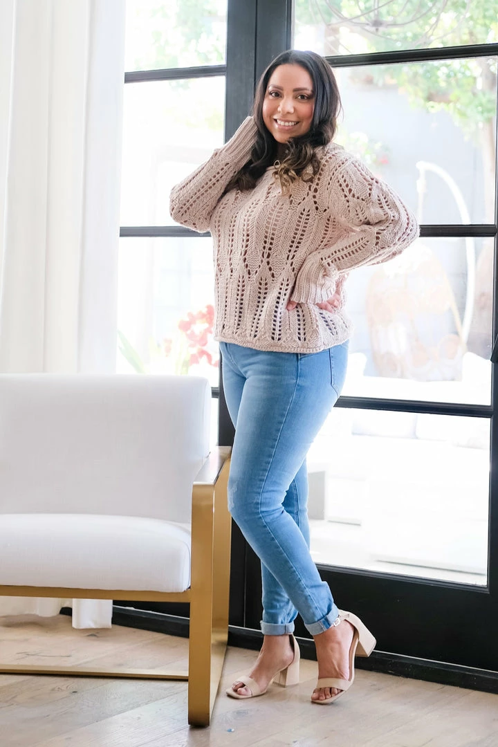 Dress Forum Cream Open Knit Sweater Tops 3 Dress Forum Cream Open Knit Sweater Tops