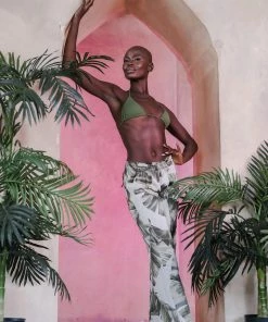 Aguaclara Palm Palazzo Pant 12 Aguaclara Palm Palazzo Pant