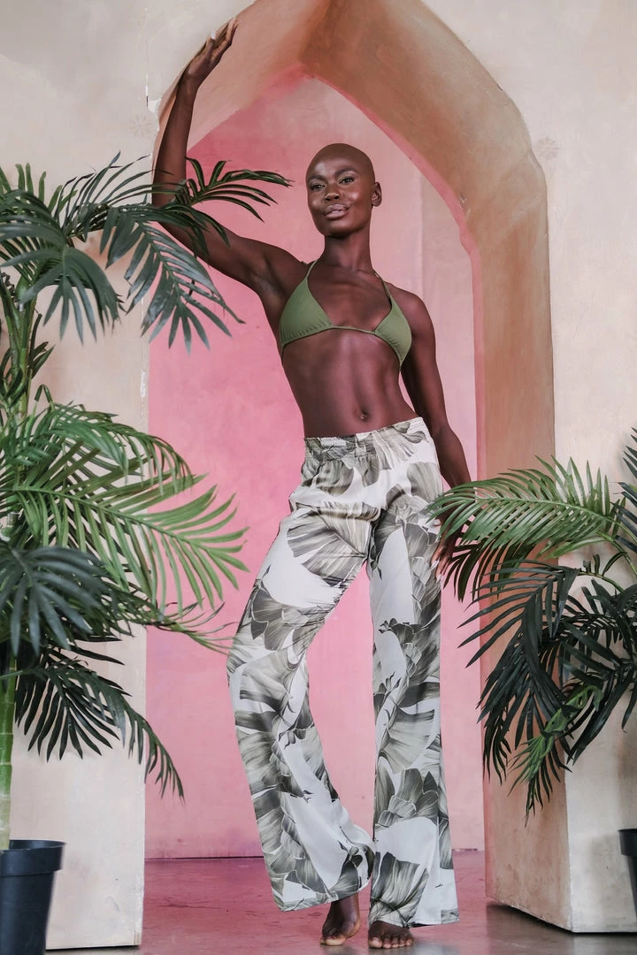 Aguaclara Palm Palazzo Pant 3 Aguaclara Palm Palazzo Pant