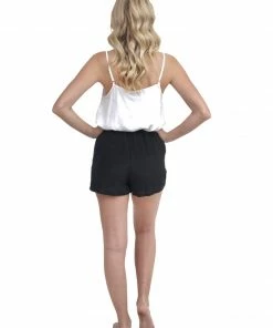 Shahida Parides Black Shorts With Pockets Basics