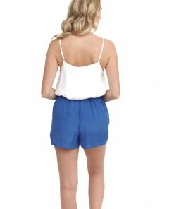 Shahida Parides Blue Shorts With Pockets 17 Shahida Parides Blue Shorts With Pockets