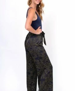 Tyche Foliage Print Wide Leg Pants Bottoms 17 Tyche Foliage Print Wide Leg Pants Bottoms