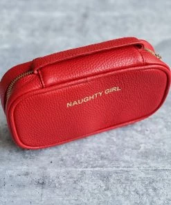 Etsy Accessories Red Leather Makeup Brush Holder