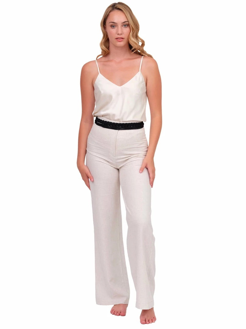 MOS Black Braided Belt With Tassels 5 MOS Black Braided Belt With Tassels