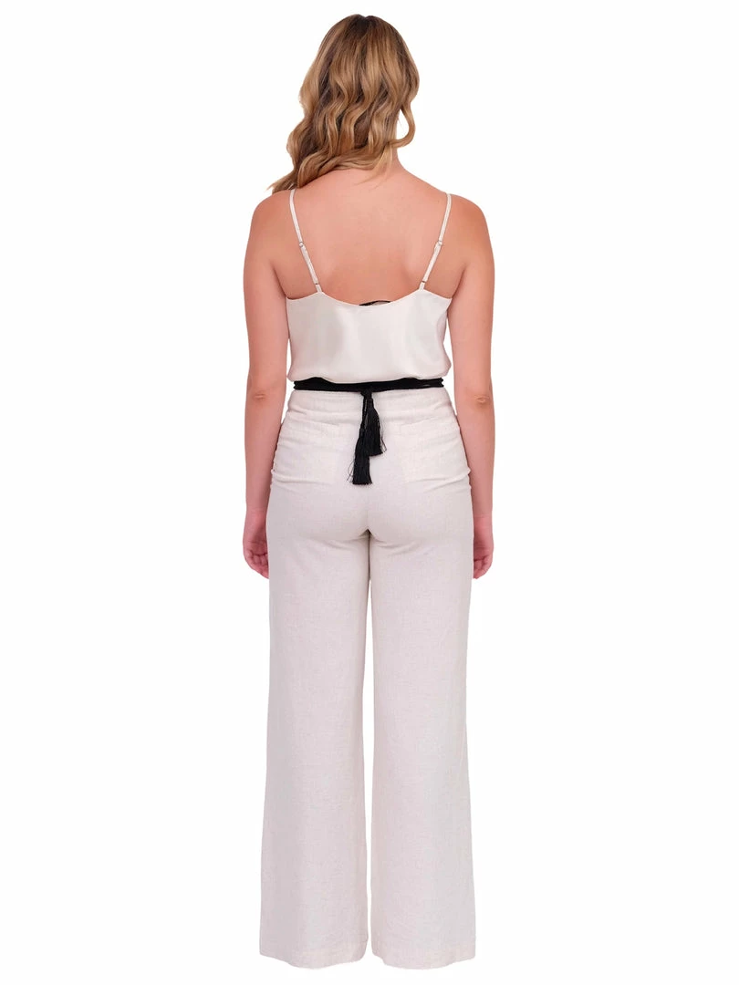 MOS Black Braided Belt With Tassels 8 MOS Black Braided Belt With Tassels