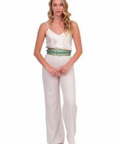 Pho Blue And Gold Woven Belt