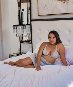 Samantha Eng Heather Grey Mini Skirt