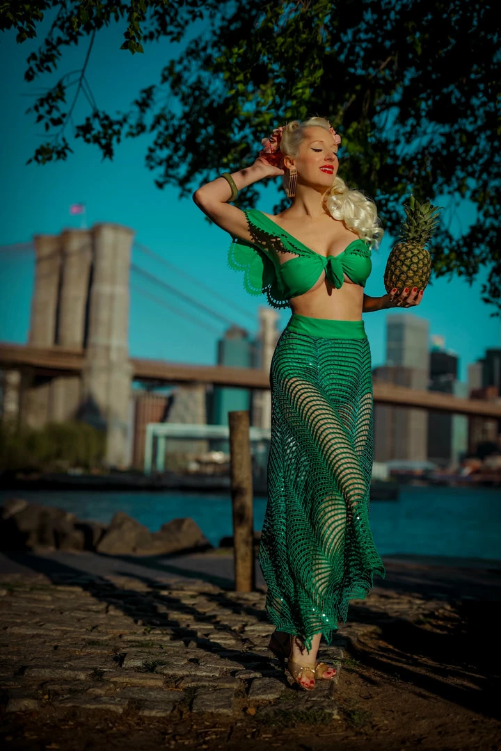 MOS Emerald Ruffle Bikini Top 7 MOS Emerald Ruffle Bikini Top