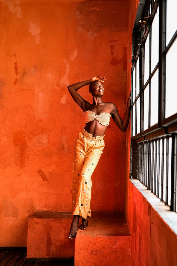 Azulu High Waist Coffee Bean Pants 3 Azulu High Waist Coffee Bean Pants