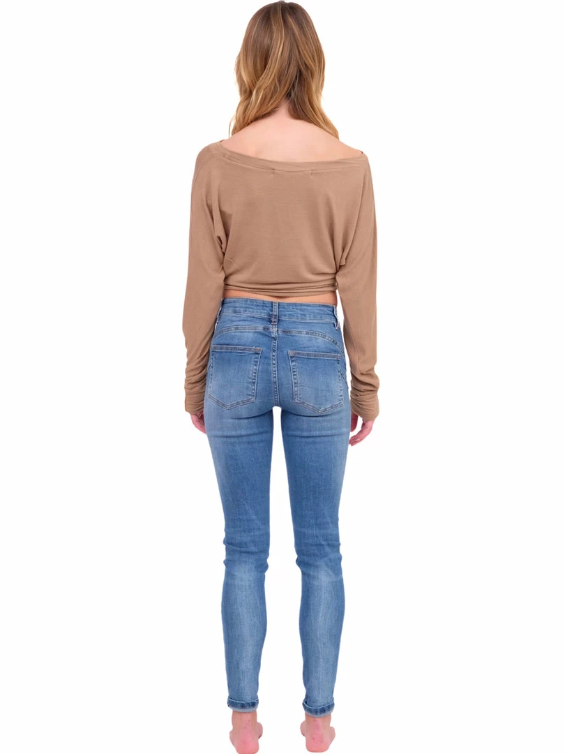 Stillwater Long Sleeve Top With Front Knot 9 Stillwater Long Sleeve Top With Front Knot