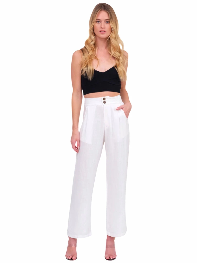 Stillwater White Linen Trouser Pant 5 Stillwater White Linen Trouser Pant