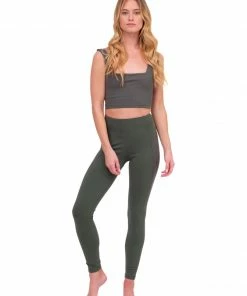 Glyder Olive Cutting Edge Yoga Pants