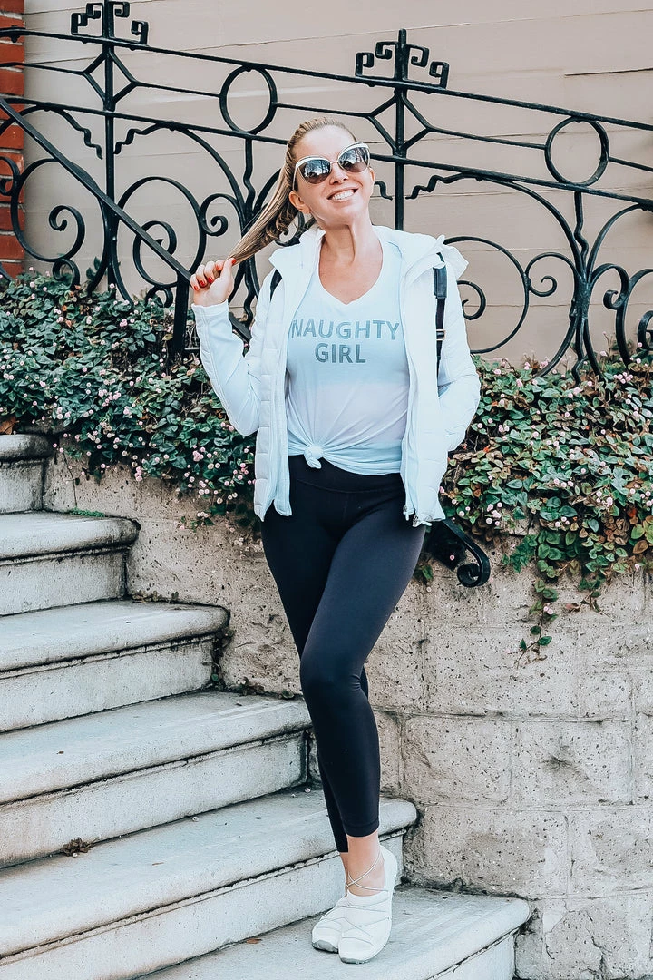 Naughty Girl Shop Activewear White Naughty Girl Tank 5 Naughty Girl Shop Activewear White Naughty Girl Tank