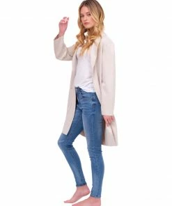 Dress Forum Ivory Open Front Coat