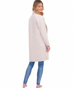 Dress Forum Ivory Open Front Coat