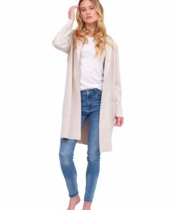 Dress Forum Ivory Open Front Coat