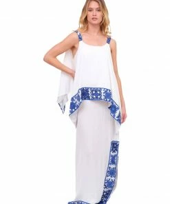 Azulu Atlas Maxi With Exposed Shoulders Dresses