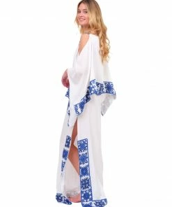 Azulu Atlas Maxi With Exposed Shoulders Dresses