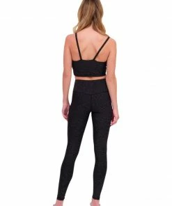Glyder Activewear Black With Shimmer Yoga Pants