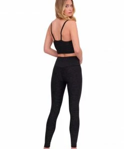 Glyder Activewear Black With Shimmer Yoga Pants