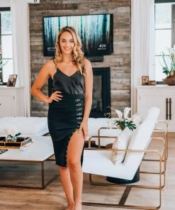 Murmur Basics Black Ivy Bodycon Skirt