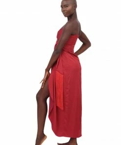 Azulu Wine Guadua Dress